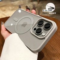 Luxury Candy Matte Magnetic Transparent Phone Case For iPhone 17 11 16 15 14 13 12 Pro Max Plus Air 16e 17e Acrylic Clear Cover