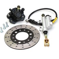 Rear Disc Hydraulic Brake Master Cylinder Caliper For 50cc 70cc 90cc 110cc 125cc ATV Go Kart Quad Dirt Pit Bike Four Wheeler