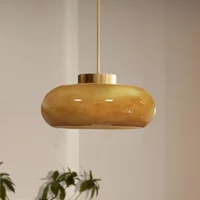 Nowoczesny minimalistyczny szklany klosz LED E27 lampa wisząca lada barowa oświetlenie do jadalni w stylu retro salon oświetlenie sypialni