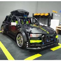 High-tech 2896pcs Audied RS6 Touring Car Model Building Blocks City Sport Car Travel SUV Halloween Christmas Gift Toys