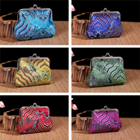 Long Coin Purse Wallet Women Vintage Embroidery Card Holders Hasp Creative Clutch Bag Wedding Gift Ladies Silk Money Pouch