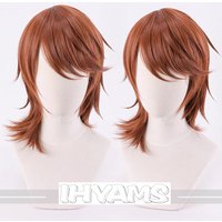 Anime Game Persona 3: Dancing Moon Night Yukari Takeba Brown Short Cosplay Wigs Heat Resistance fiber