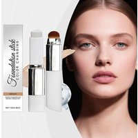 2in1 Color Changing Foundation Stick Matte Finish High Coverage Waterproof Long Lasting Lightweight Non Greasy Base Makeup
