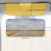 2026 New Foldable Anti Glare UV Block Car Sun Visor Extender Polarized HD Night Vision Sunshade Universal Car Interior Accessory