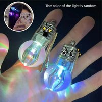 Luminous Light Bulb Hair Clip Led Glowing Bulb Hair Clips Lighted Bulb Shape Barrettes for Women Party Hairpins Hair Accessories