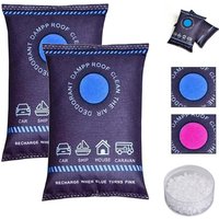 Reusable Silicone Dehumidifier Bag Car Air Freshener Interior Wardrobe Room Home Moisture Absorber Dampness Preventer Drying Bag