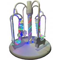 2026 Electric Indoor Playground Equipment Soft Play Carousel Merry-Go-Round Kids' Amusement Park Rides Party Rental Equipmentpro