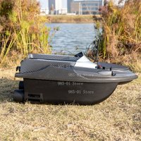 12V High Speed RC Bait Boat New Type Nesting Net Trawler with 180-Point Beidou Positioning