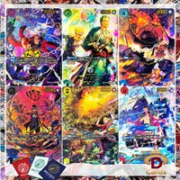 (English/Japanese) SP Full Set Series One Piece Card Zoro Zeus Kid etc DIY High Quality Proxy HoloFoil Anime Game Card