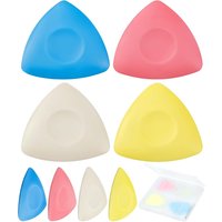 4PCS Tailor's Chalk for Fabric Professional Sewing Chalk Pencil Triangle Fabric Chalk Markers for Sewing Marking Tracing Tools