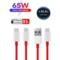 PD3.0 65W 6A For USB Type C to Type C Super Fast Charging Phone Data Cable Cord For iPhone Samsung Huawei Mobile Phone Cable