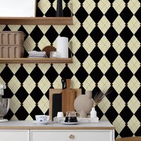 Retro Plaid Peel and Stick Wallpaper Vintage Geometric Self Adhesive Wallpaper Removable Contact Paper for Cabinets Drawer Liner