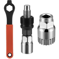 Bicycle Crank Puller Bike Crank Arm Remover Bottom Bracket Removal Tool Bicycle Maintenance and Repair Tools for Mountain Bikes