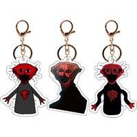 Creative The Boiled One Acrylic Keychain Game Peripheral Terror Cartoon Figure Bag Pendant For Kids Jewelry Birthday Gift