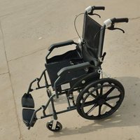 Aluminum alloy wheelchair folding lightweight small for the elderly travel portable trolley for the disabled