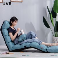 UVR Lazy Sofa Tatami Foldable Single Recliner Leisure Window Reading Study Chair Bedroom Office Backrest Stool Furniture