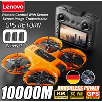 Lenovo S156 Drone 8K Aerial HD Wide Angle Dual Camera 5G WIFI Brushless Motor Intelligent Obstacle Avoidance GPS Return Drone