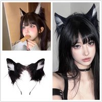 Genshin Wriothesley cosplay furry ears costumes headband cat headwear role play plush ears