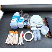 Real carbon fiber motorcycle car kit DIY handmade wrapping carbon cloth hand paste modification epoxy resin roof sports image 4