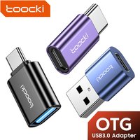 Toocki otg usb 3,0 zu typ c adapter micro to typ c männlich zu usb 2,0 weiblich konverter für macbook xiaomi samsung otg stecker