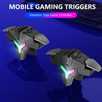 A1 for PUBG Mobile Game RGB Mechanical Gaming Controller Gamepad Joystick Aim Shooting L1R1 Trigger Button for IPhone Android