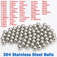 10-1000pcs 304 Stainless Steel Balls 0.5/0.7/0.8/1/1.5/2/2.381/2.5/3/3.5/4/4.5/5/6/6.35/7/7.144/8/8.5/9/10~23mm Solid Ball