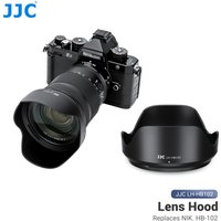 JJC 77mm Reversible Lens Hood Shade for Nikon NIKKOR Z 24-120mm f/4 S / NIKKOR Z 28-400mm f/4-8 VR lens Replaces nikon HB-102