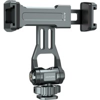 Metal Phone Clip Holder with Cold Shoe Mount Universal Aluminum Alloy Clip Clamp for iPhone Samsung Huawei 4.7"-12.9" Tablet