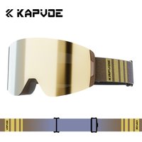 AliExpress kapvoe Kapvoe Snow Goggles Ski Magnetic Anti-Fog Lenses UV400 Protection Men Women UV400 Ski Goggles Sports Photochromic Hiking Eyewear