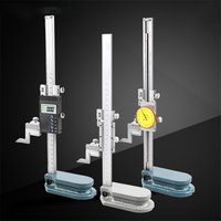 Jauge de hauteur numérique en acier inoxydable, outil de mesure électronique, règle de hauteur à vernier 0-300 mm