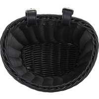 Bicycle Front Basket Adjustable Rattan Bike Basket Waterproof Front Handlebar Bicycle Basket Vintage Gift for Colleagues Friends