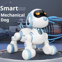 6601/6602 Intelligent Induction Robot Dog Electric Programmable Stunt Toy Sings Dances Early Education Storytelling For Kids