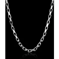Fashion brand hot 925 Sterling Silver Necklace For Women man fine 5MM box chain 18 inch party Wedding Jewelry lady gift