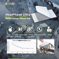 GELID HeatPhase Ultra 8.5W PHASE Change Silicone Pad High-performance Durable Suitable For CPU/Office/Game/Home