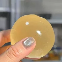 Maltose Squishy Toy Cute Mochi Anti Stress Fidget Toy Soft Simulated Bule Transparent Ball Quick-rebound Decompression Toy