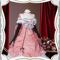 Women Pink Medieval Ball Gown Costume Black Butler Cosplay Costume Kuroshitsuji Ciel Phantomhive Lolita Maid Dresses Uniform