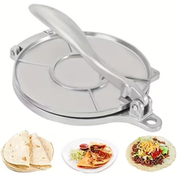 Hand Operated Corn Tortilla Maker Press Manual Flour Bread & Grain Product Machine for Taco Roti Baking & Pastry Tool