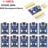 1-10PCS RP2040-Zero RP2040 for Raspberry Pi Microcontroller PICO Development Board Dual-core Cortex M0+ Processor 2MB Flash XCW