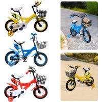 Blue/yellow/red Kids Bike 12 Inch Bicycle for Kids Young Girls Kids Bike Suitable 2-4 Years Old
