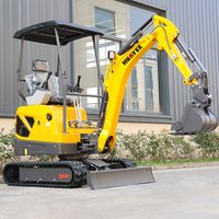 Cheap Mini Excavator Digger 1.8 Ton Multifunctional Small Excavator Mini Escavatore 2 Ton Recruit Agent Portable Mini Excavator