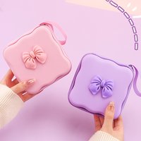 Cable Storage Bag Portable Charging Case USB Data Cable Organizer Headset Cable Square Zipper Bag For iPhone 18W/20W Charger
