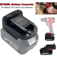 MT20ml Adapter for Makita 18V Li-ion Battery BL1830 BL1860 BL1815 Convert to for Milwaukee Lithium Battery