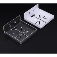 1 Set No Drill Adhensive Mini Security Camera Monitor Small Items Storage Support Holder Stand Acrylic Wall Mount Floating