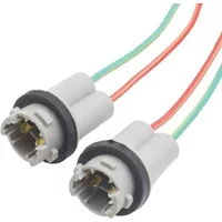 2Pcs Car Led Bulb Base Adapter for Vehicle Clearance Instrument Turn Signal Light Socket Accessories Car Lamp Holder for 501 T10