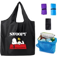 Snoopys Series Grocery Shopping Bags Large Capacity Anime Print Eco Storage Handbag Cute Foldable Vegetable Fruit Cloth Bag