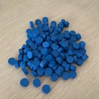 100Pcs 7 Colors Wooden Game Pieces Colorful Chess Pieces Games Accessories 10*5MM