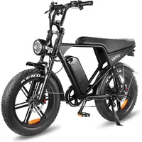 AliExpress V8 Pro adult E-bike, 250W motor men's electric bicycle, 48V15Ah battery, 20-inch city ebike,Electric Bike