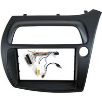 7 inch For Honda Civic Double Din Fascia Radio Dvd Stereo Cd Panel Dash Mounting Trim Kit Face Frame Bezel or Wire Harne