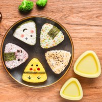 1-2PCS New Mold Home Kitchen Food Utensils Sushi Press Convenient DIY Bento Accessories Rice Balls Molde De Cocina De Sushi
