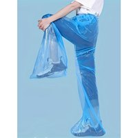 AliExpress NONE 5/10pcs Disposable Raincoat Pants Adult Thickened Leg Wrap Waterproof Rain Trousers Outdoor Activities Fish Cycling Raincoat